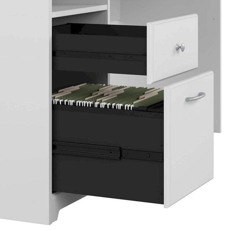 72W Home Office Computer Desk with Drawers by