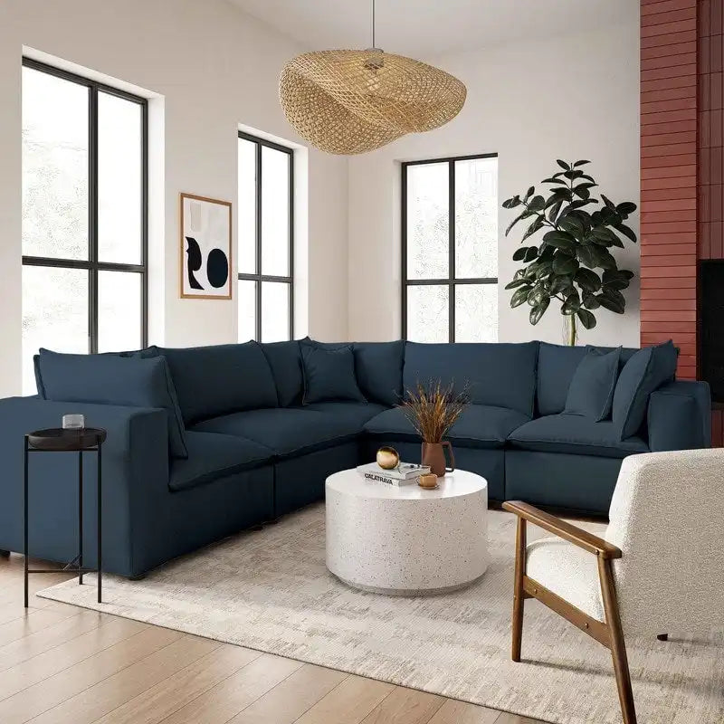 Modular 5 Piece L-Sectional