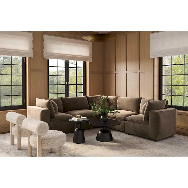 Modular 5 Piece L-Sectional
