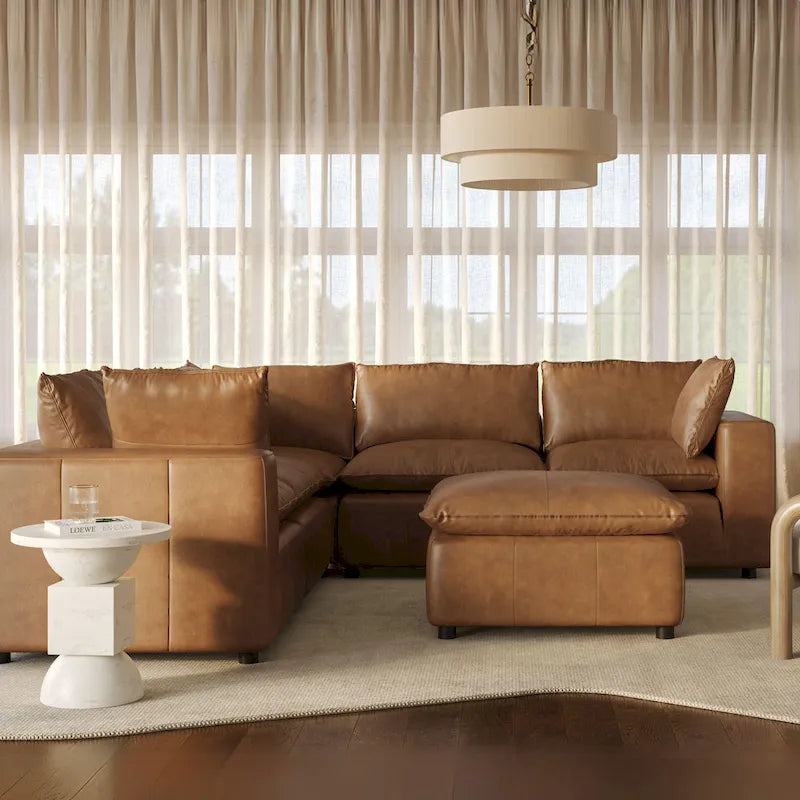 Modular 5 Piece L-Sectional
