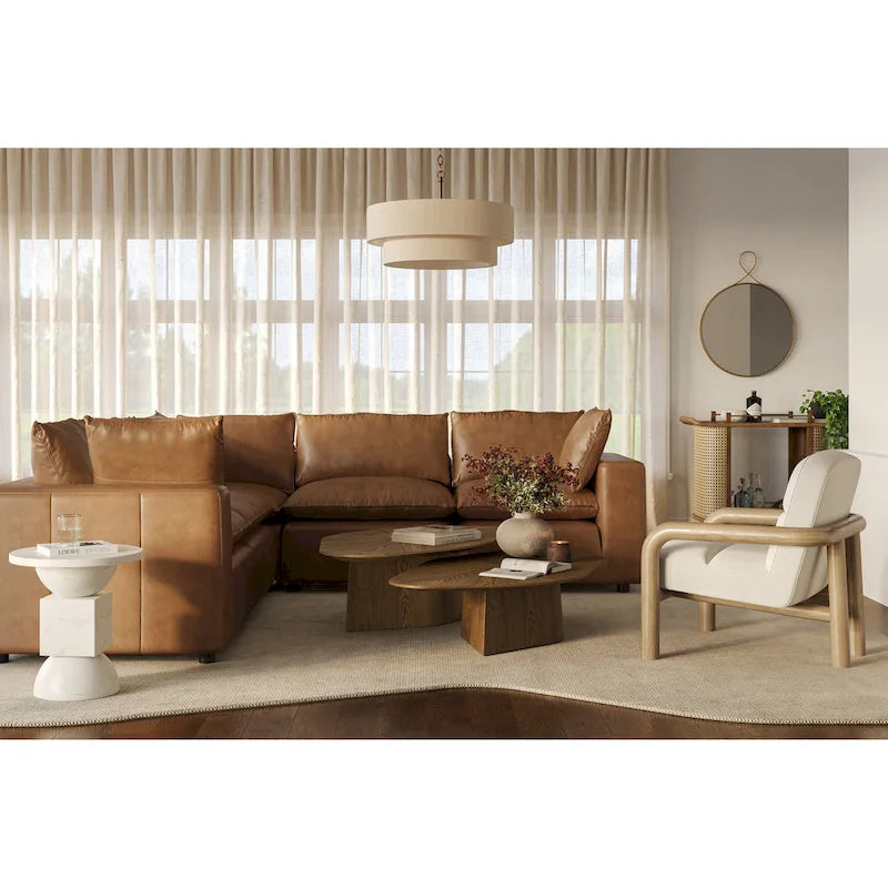 Modular 5 Piece L-Sectional