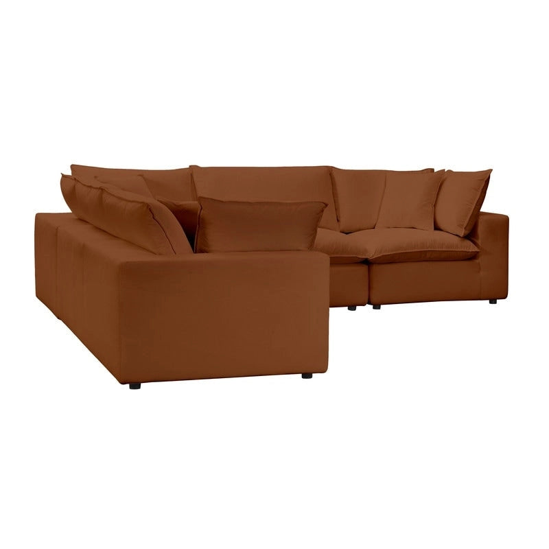 Modular 5 Piece L-Sectional