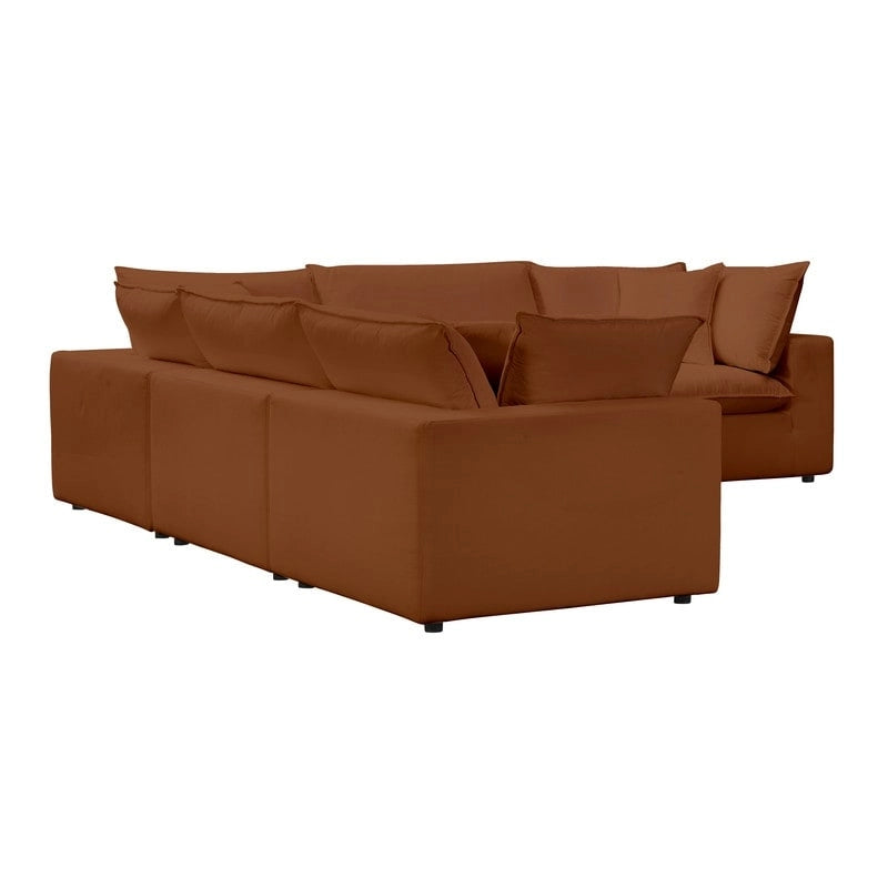 Modular 5 Piece L-Sectional