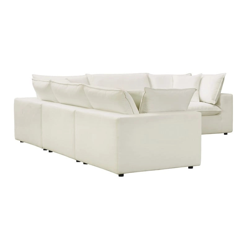 Modular 5 Piece L-Sectional