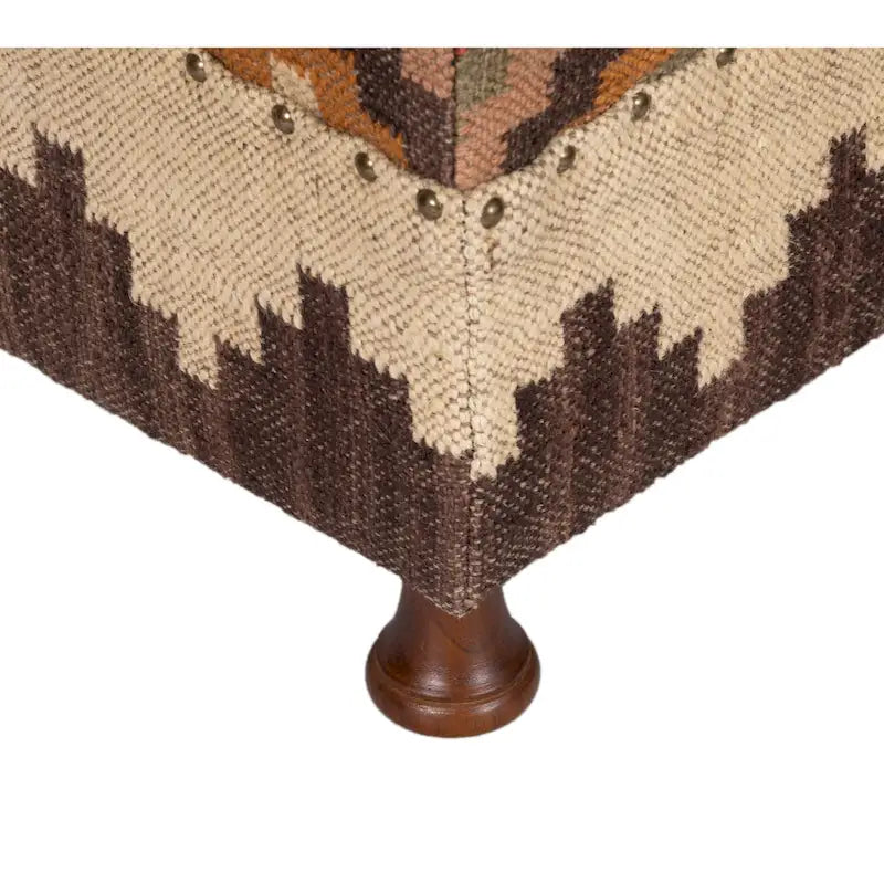 Handmade Upholstered Ottoman Stool