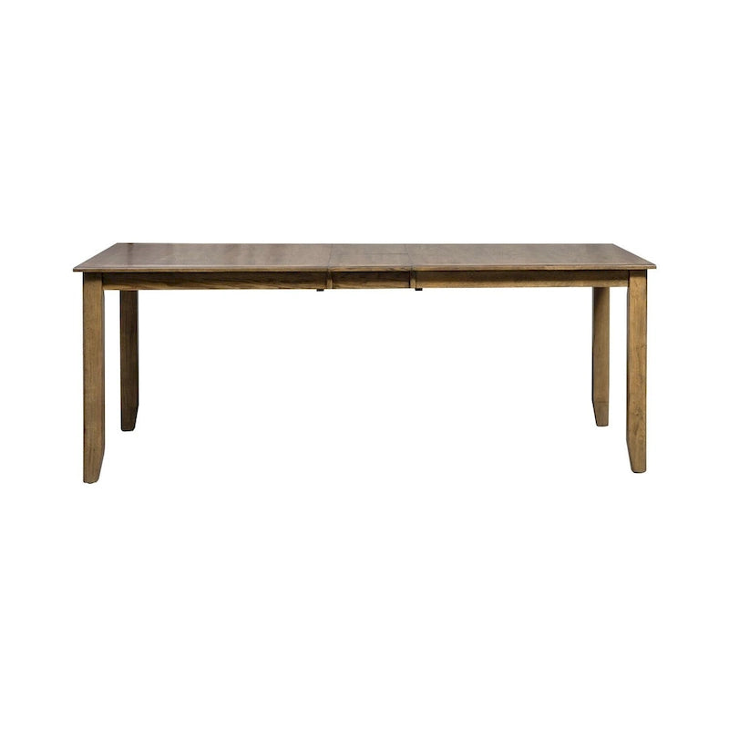 Antique Honey Rectangular Leg Table