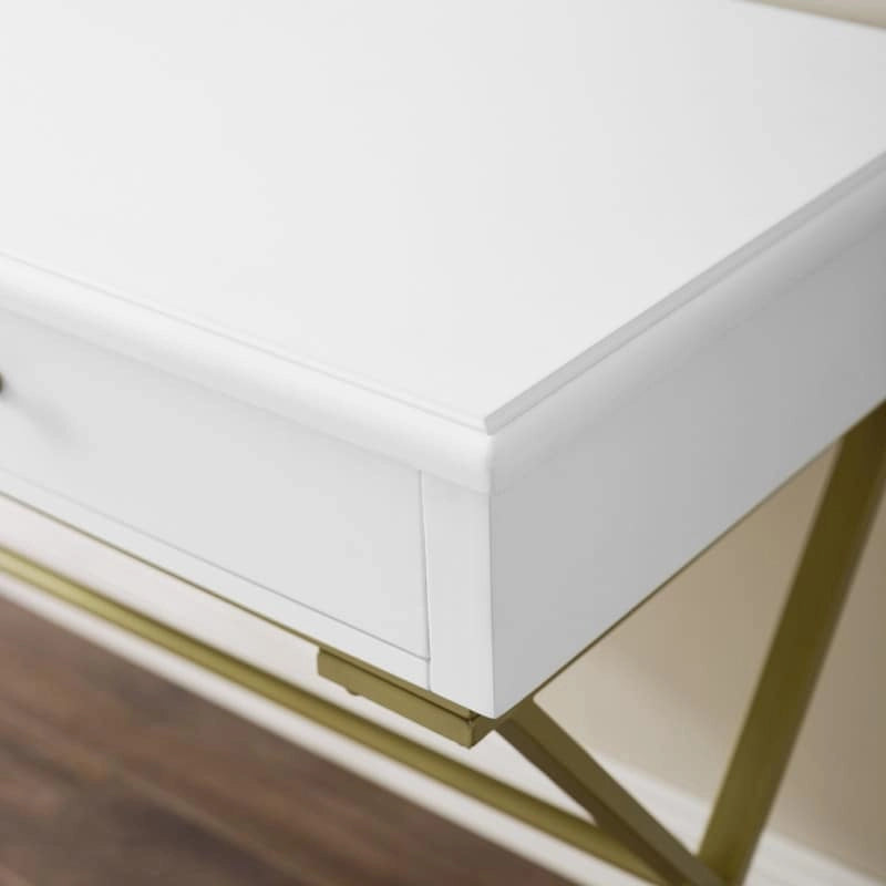 Two-Drawer Campaign Desk