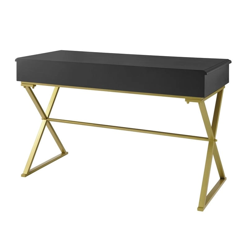 Two-Drawer Campaign Desk