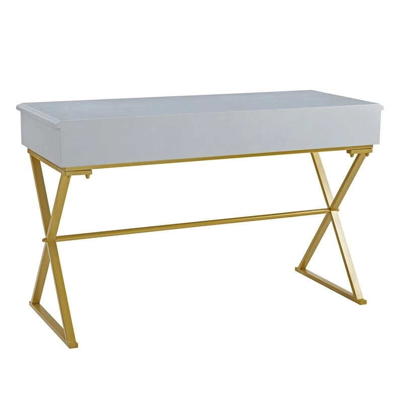 Two-Drawer Campaign Desk