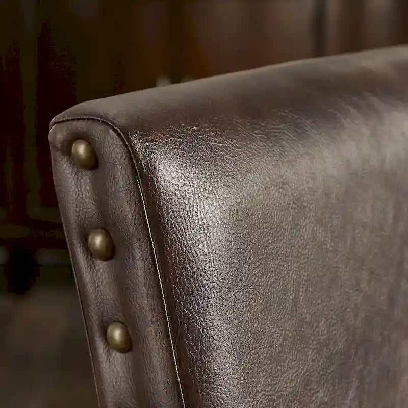 Nailhead Upholstered Dining Chairs (Set of 2)
