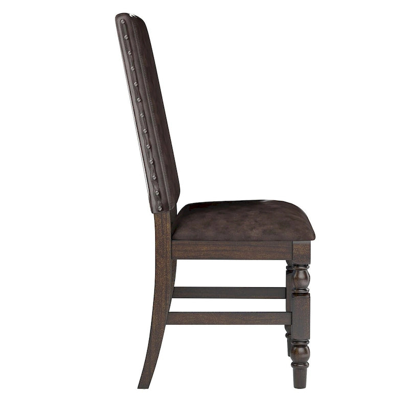 Nailhead Upholstered Dining Chairs (Set of 2)