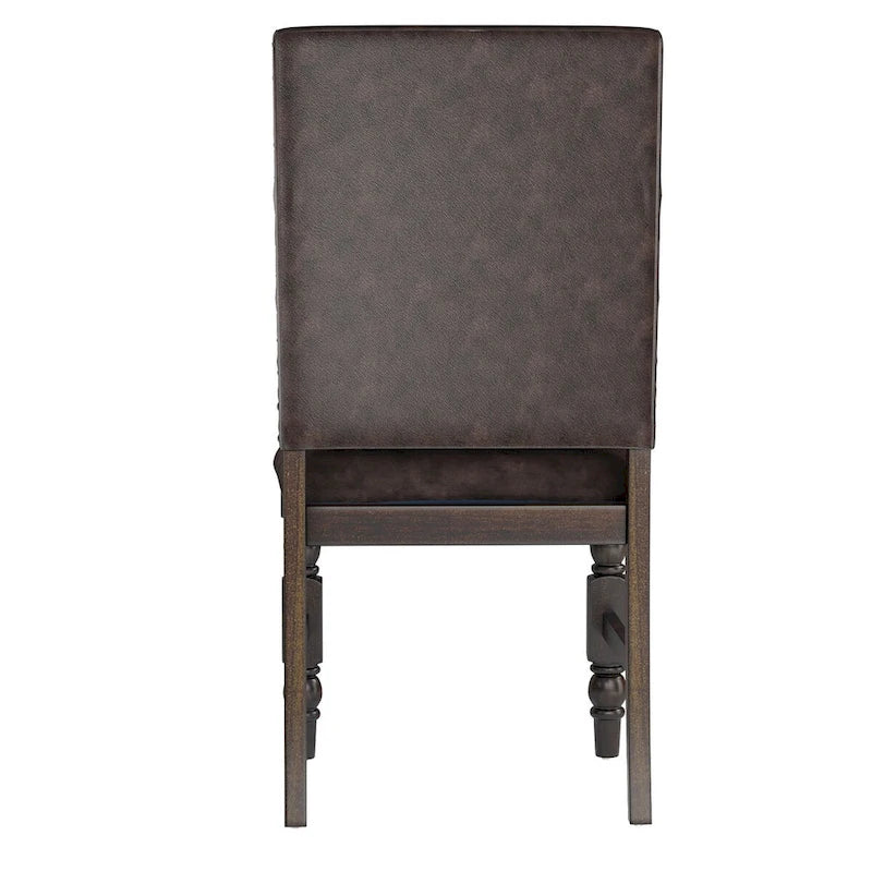 Nailhead Upholstered Dining Chairs (Set of 2)