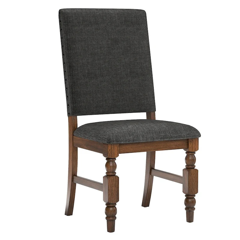Nailhead Upholstered Dining Chairs (Set of 2)