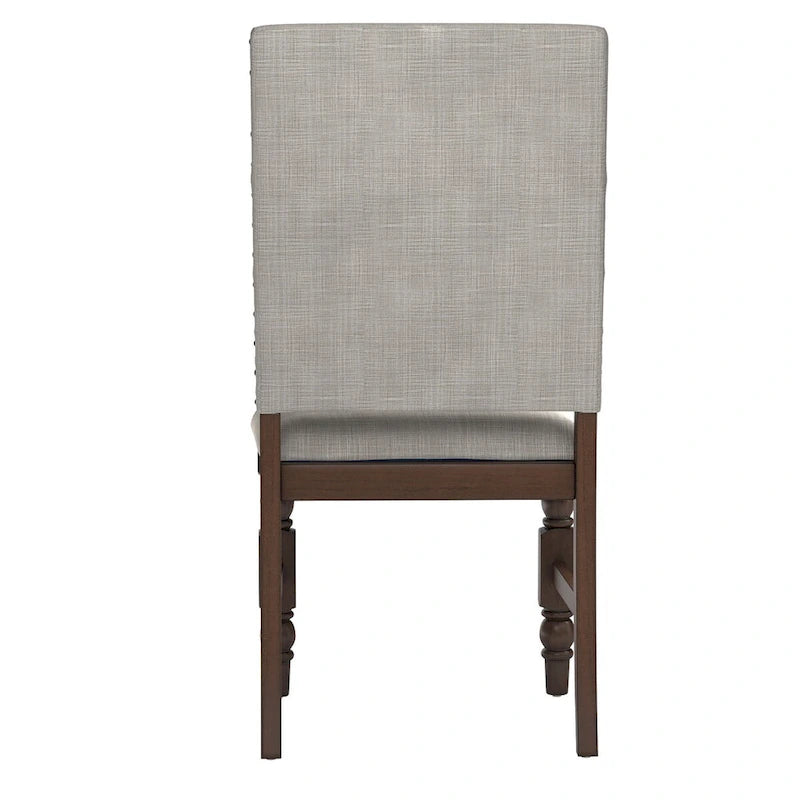 Nailhead Upholstered Dining Chairs (Set of 2)